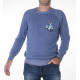 Maglione con zip centrale